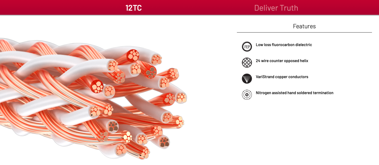 Kimber Kable - Ascent Series 12Tc Speaker Cables (Pair) New