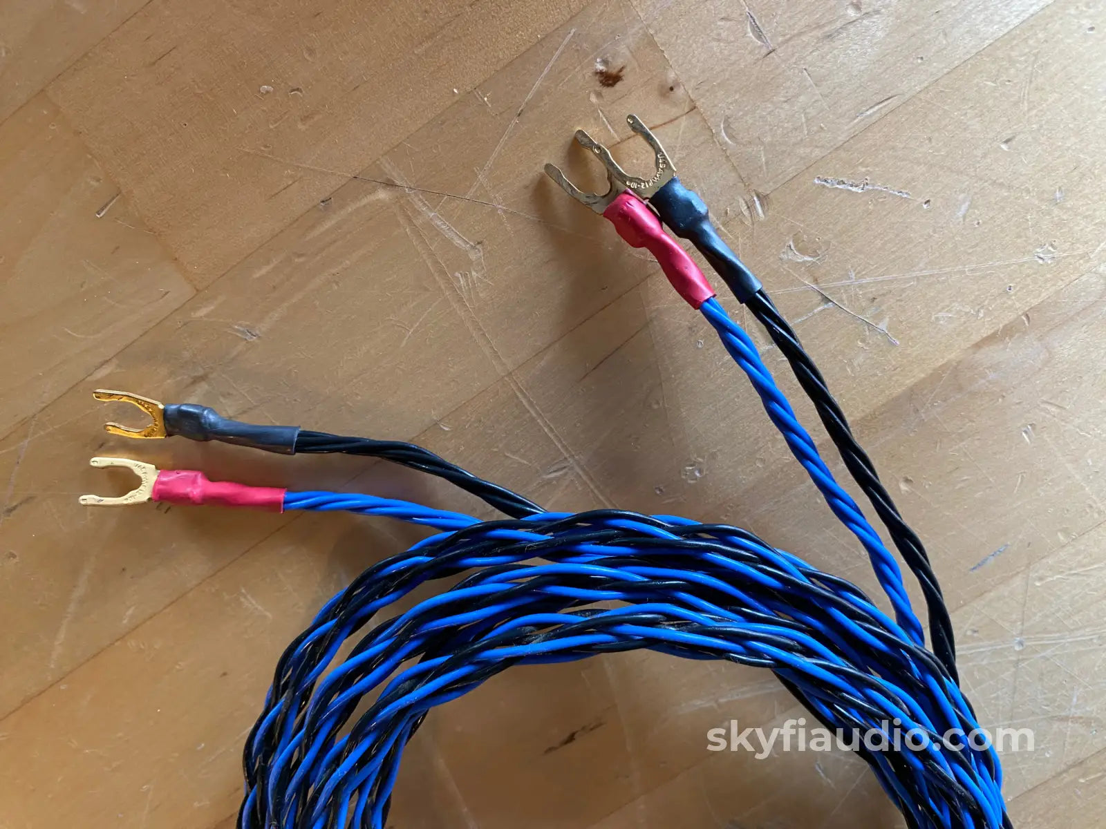KIMBERkABLE 4TC スピーカーケーブル　ペアーです。 Kimber Kable 4TC Speaker Cable - 4.0 Meter - Spade to Spade - Pair