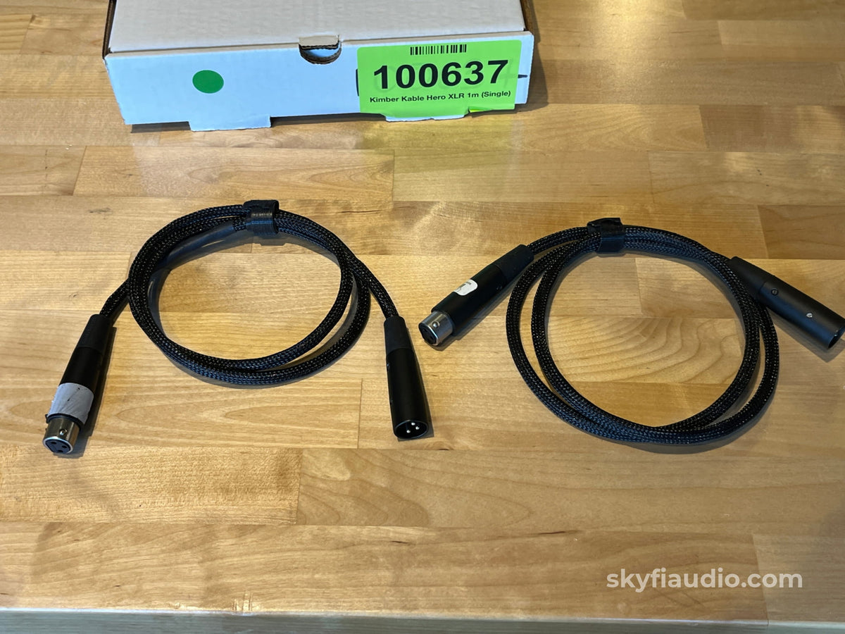 Kimber Kable Ascent Series Hero XLR Cables - 1m Pair - Cables