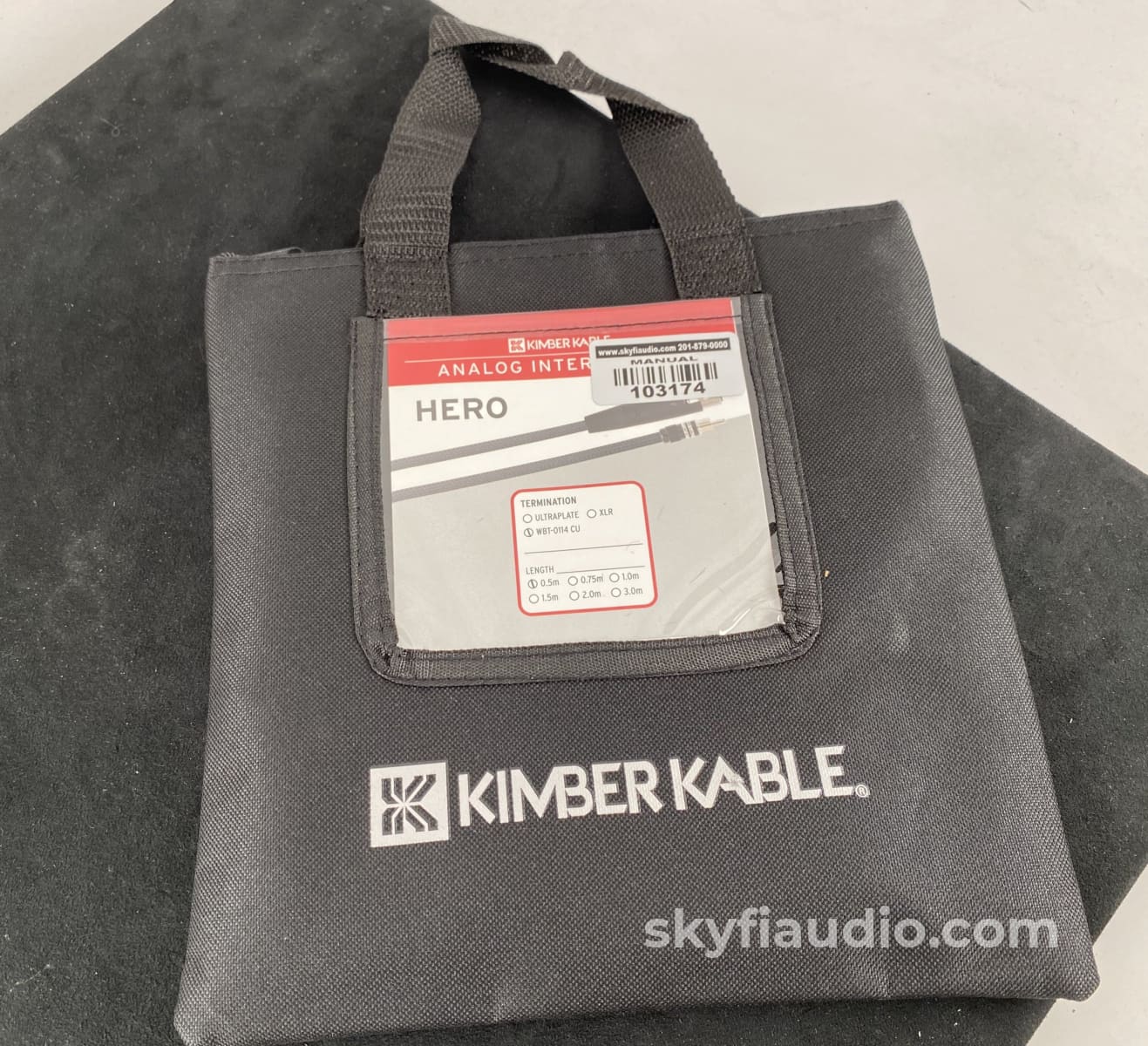 Kimber Kable - Hero Rca Cables With Wbt Connectors 0.5M New