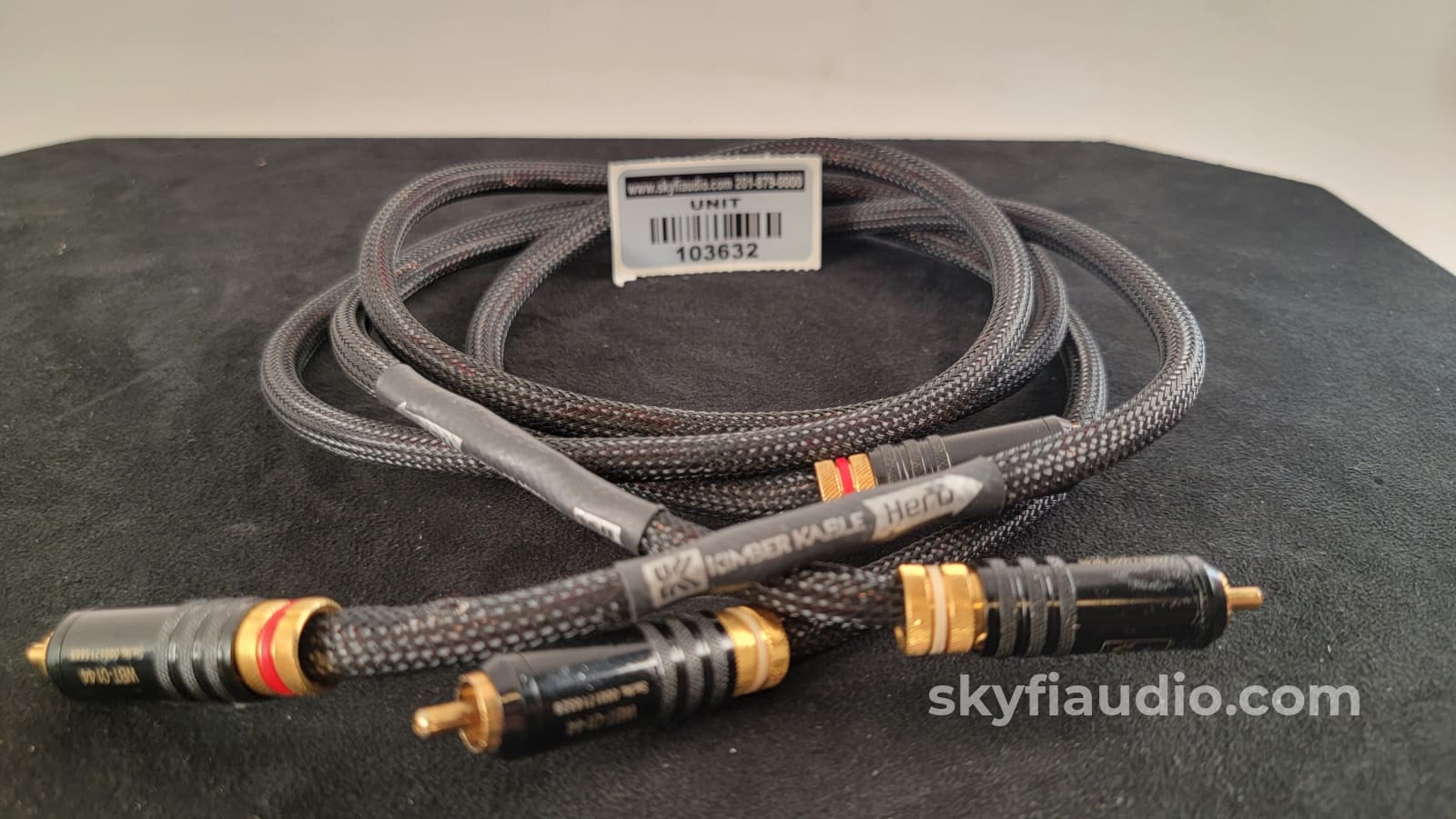 Kimber Kable Hero Rca Interconnects (Pair) With German-Made Wbt Connectors - 1 Meter Cables