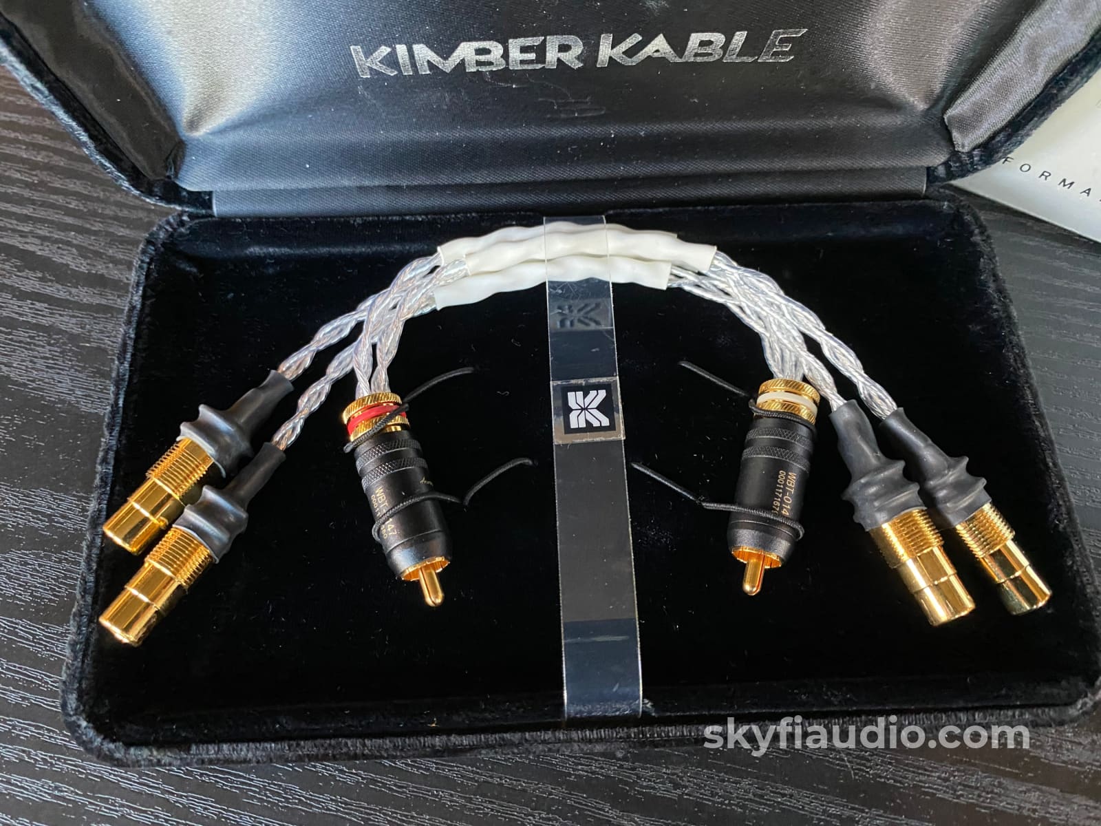 Kimber Kable Kcag Rca Analog Audio Y Cord Interconnects (Pair) 6’ Cables