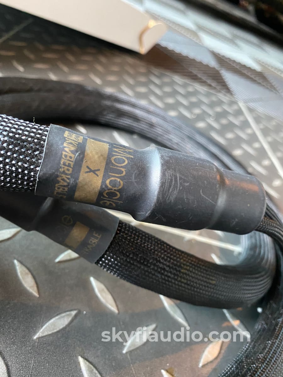 Kimber Kable Monocle-X Speaker Cable Set - 7 (2.1M) Cables