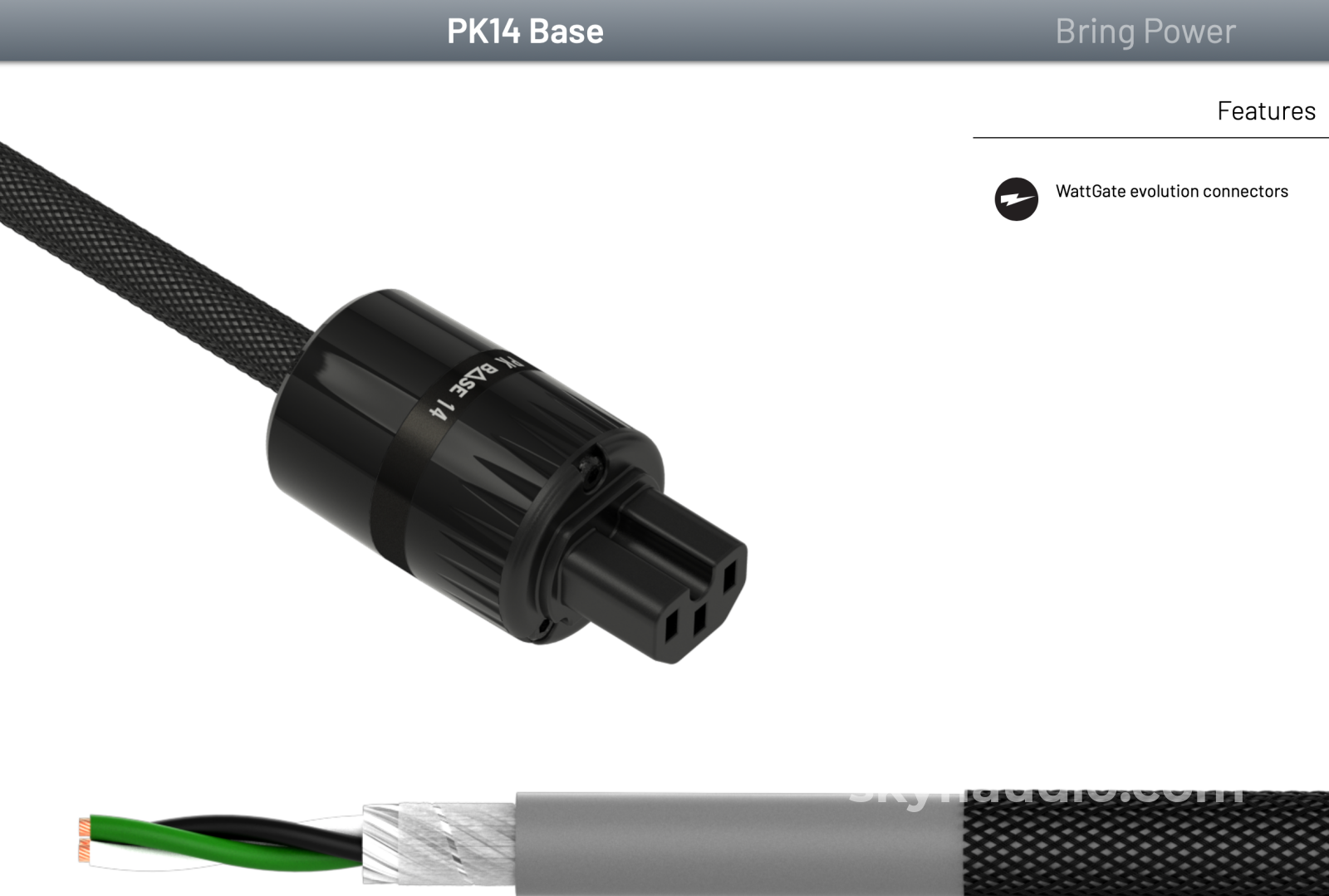 Kimber Kable Powerkord - Pk14 Base 14 Awg 4 Cables