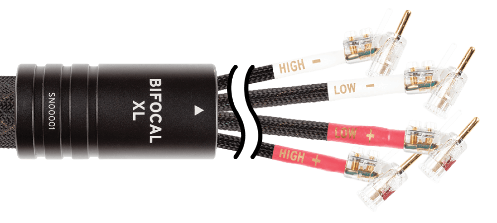 Kimber Kable - Summit Series Bifocal Xl Bi-Wire Speaker Cables (Pair) New