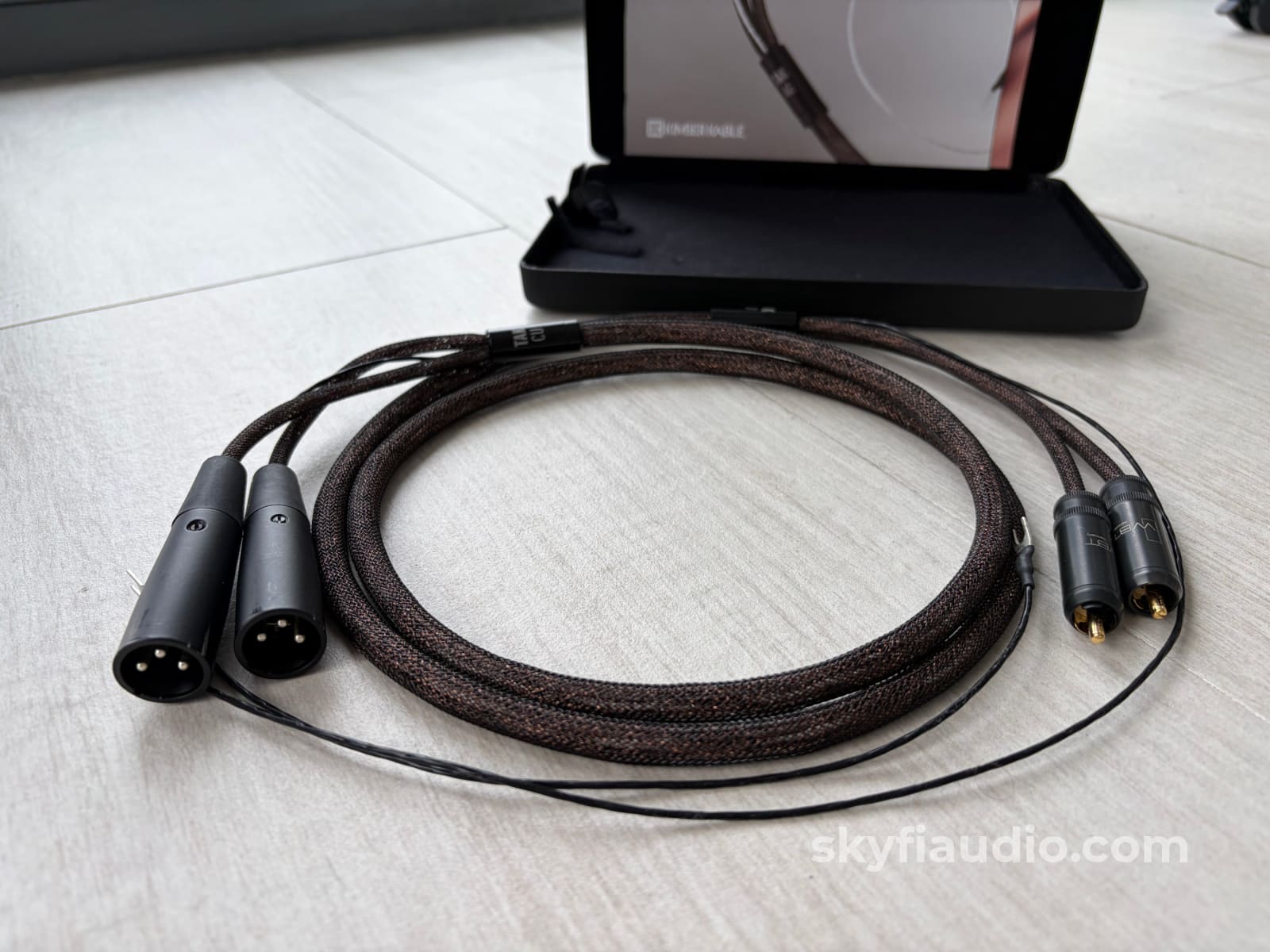 Kimber Kable TAK-CU Phono Cable - RCA to Balanced XLR - Perfect for Technics Cables