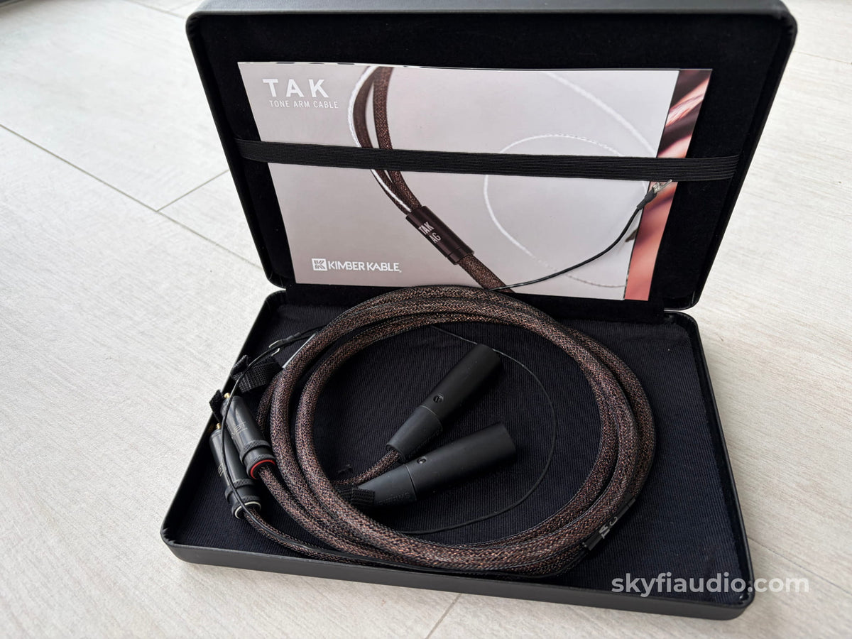 Kimber Kable TAK-CU Phono Cable - RCA to Balanced XLR - Perfect for Technics Cables