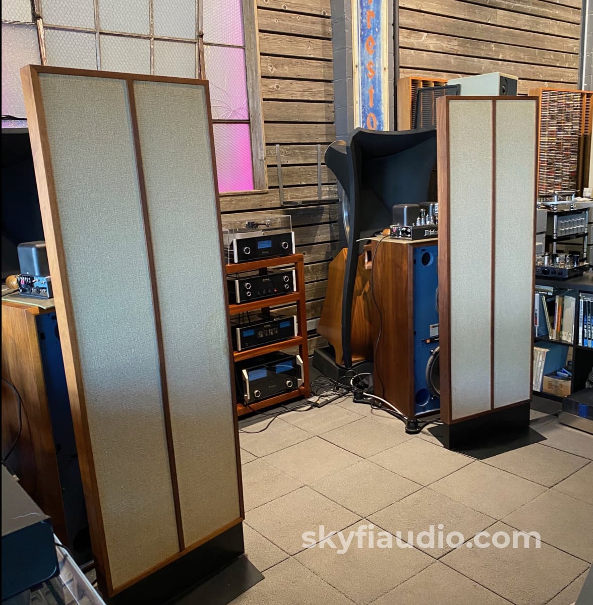 Klh Model 9 Electrostatic Speakers Complete Set!