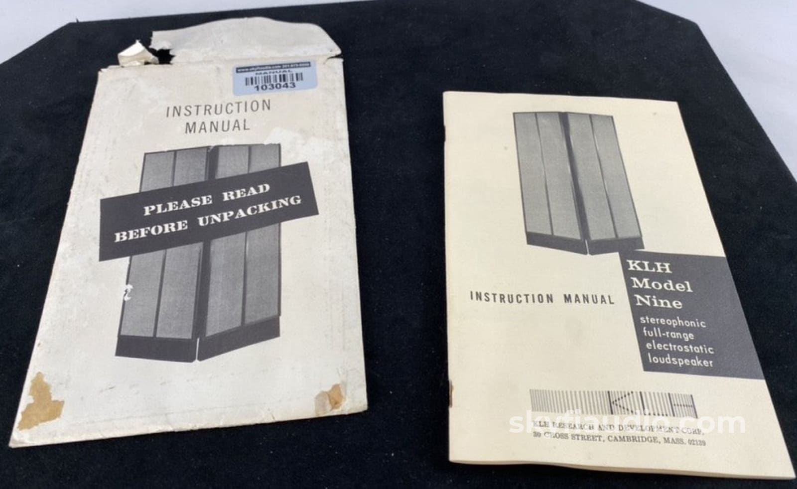 KLH Model 9 Electrostatic Speakers, Complete SET!
