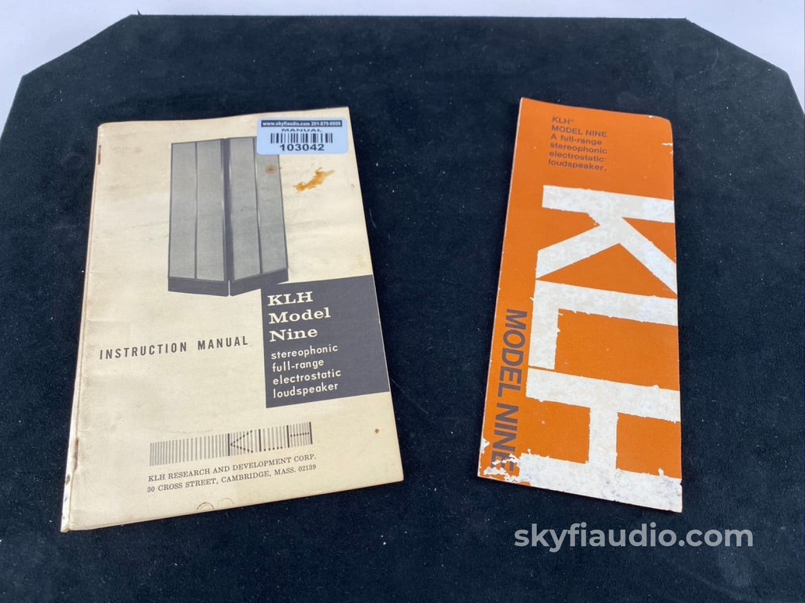 KLH Model 9 Electrostatic Speakers, Complete Set! (NEW Price)