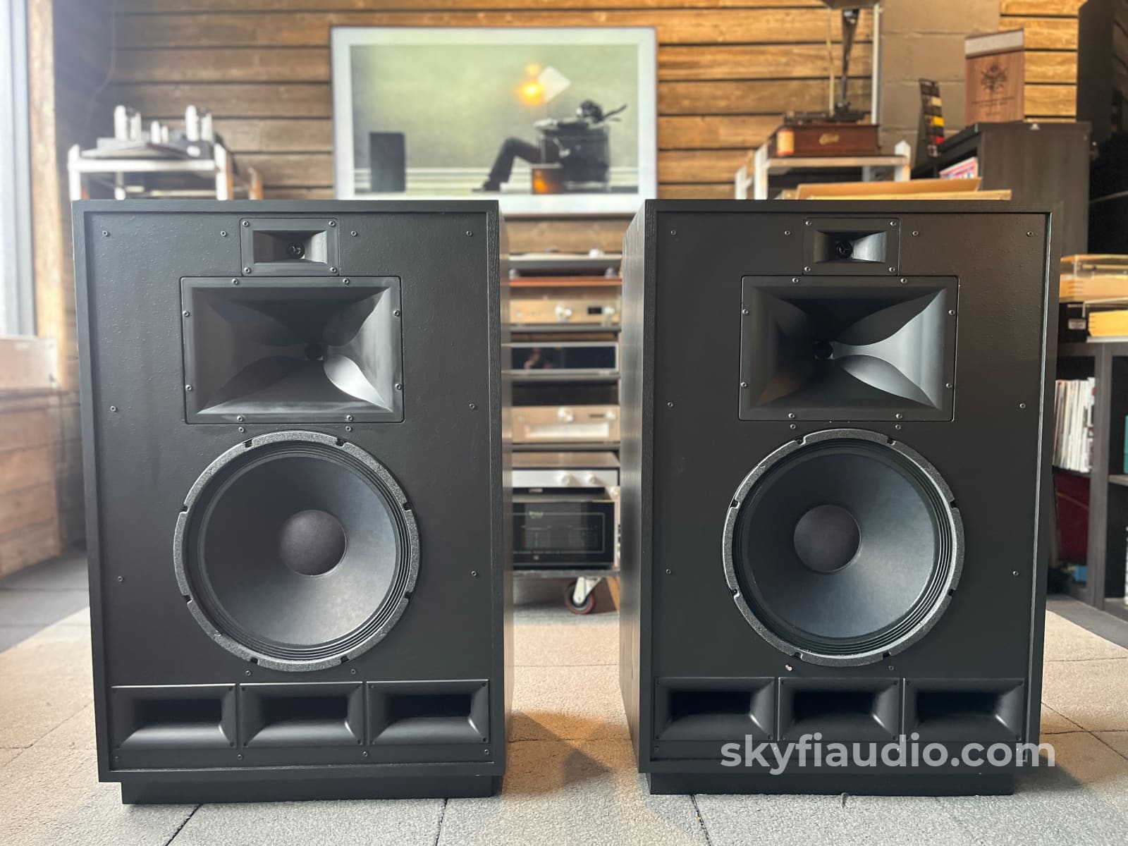 Klipsch Cornwall IV Heritage Series Speaker Pair (Black Ash) - Pre-Loved Speakers