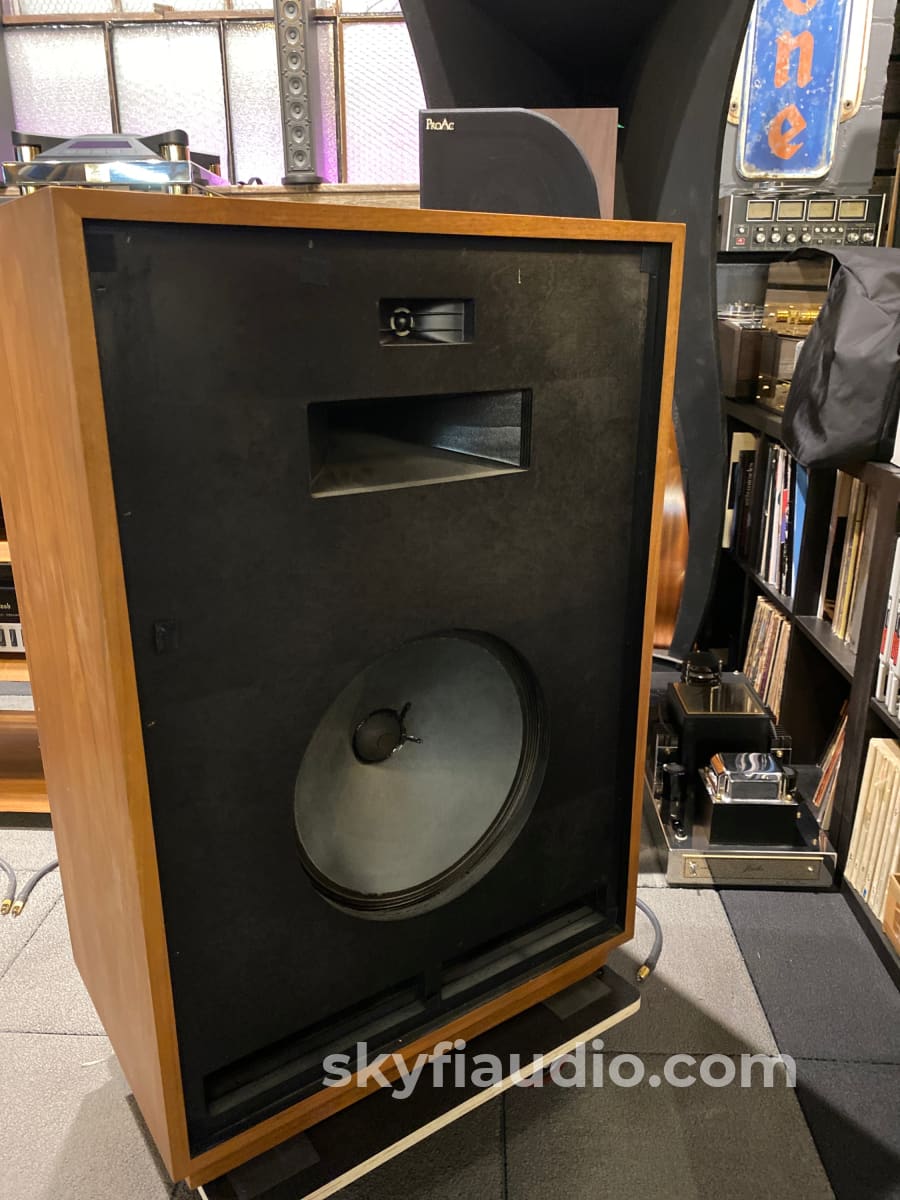 Klipsch Cornwall Vintage Speakers In Oiled Walnut - 1977 Survivor Pair!