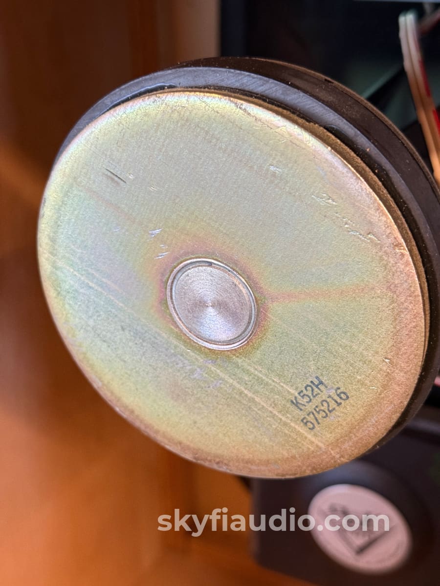 Klipsch Heresy 1.5 HBR Raw Birch w/ Rustic Oil Patina 1982 Consecutive Serials Speakers