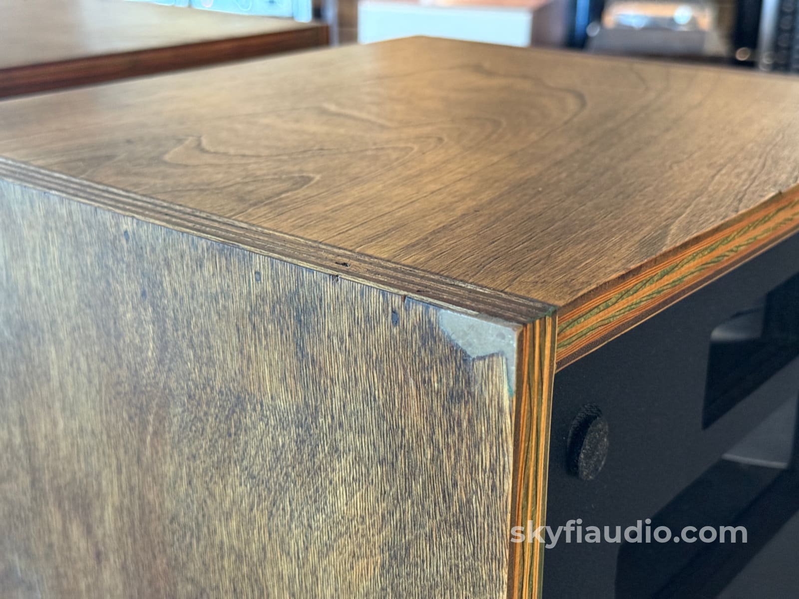 Klipsch Heresy 1.5 HBR Raw Birch w/ Rustic Oil Patina 1982 Consecutive Serials Speakers