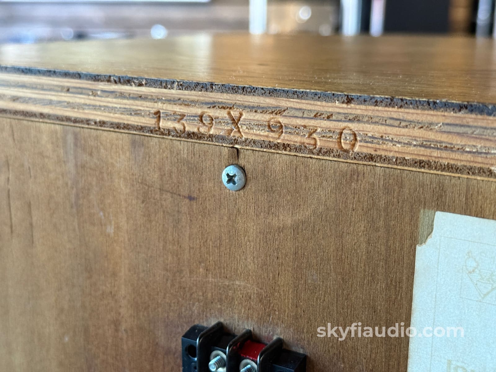 Klipsch Heresy 1.5 HBR Raw Birch w/ Rustic Oil Patina 1982 Consecutive Serials Speakers