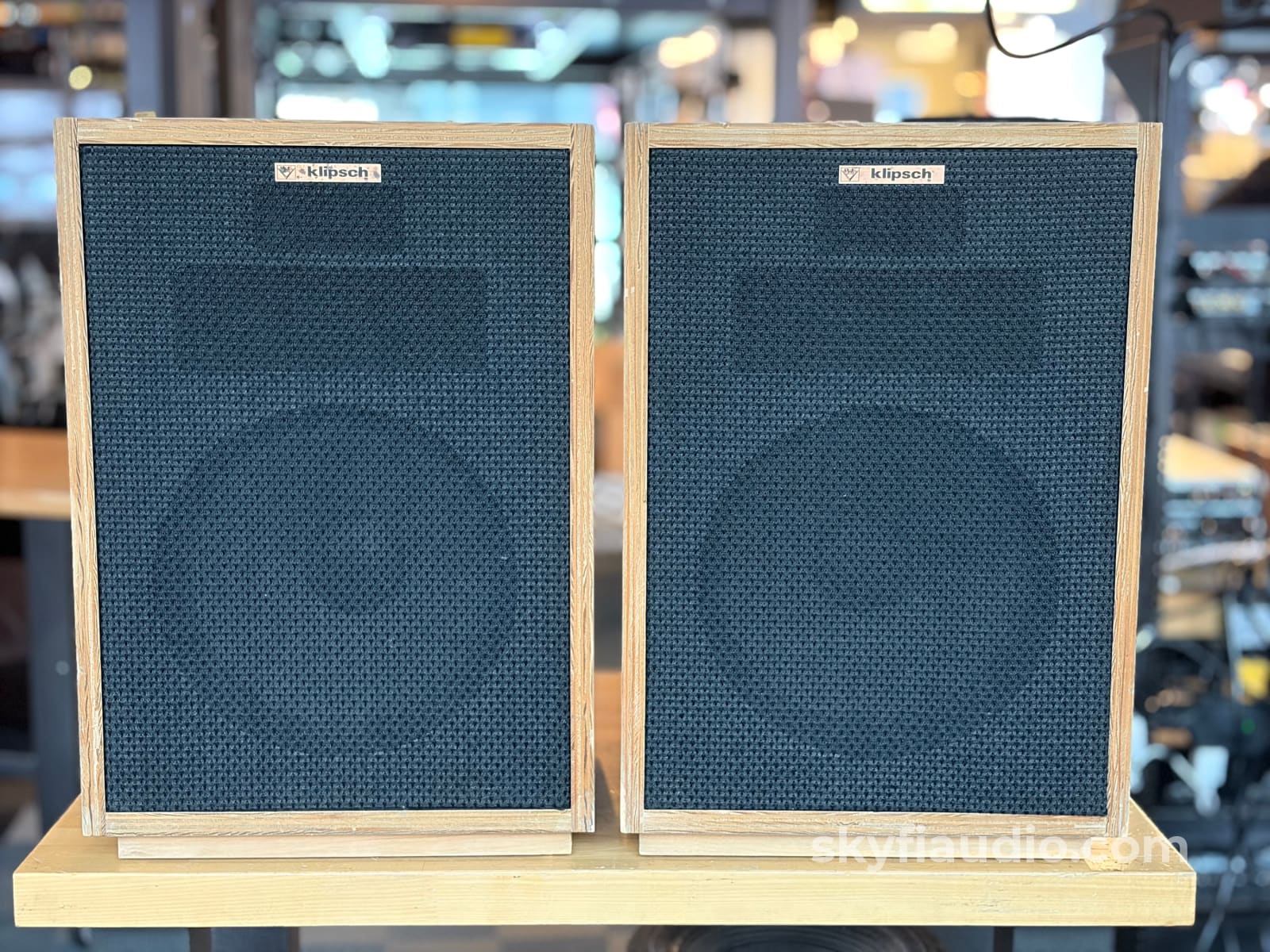 Klipsch Heresy I HBR - Lightly Sanded Original Finish Speakers