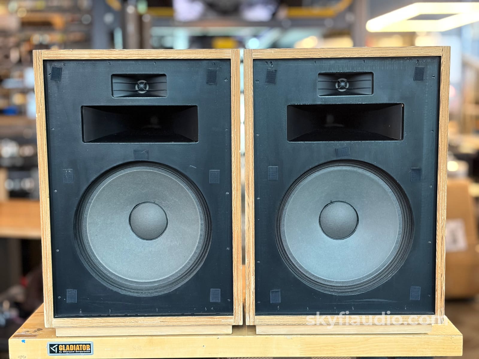 ぴろしき Klipsch Heresy I HBR Vintage Speakers - Lightly Sanded Original Finish