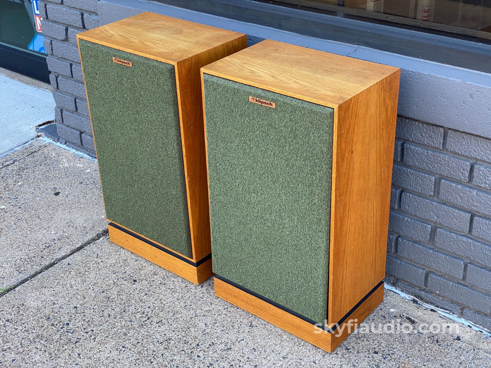 Klipsch Kg4 Vintage Speakers In Oak - Serviced