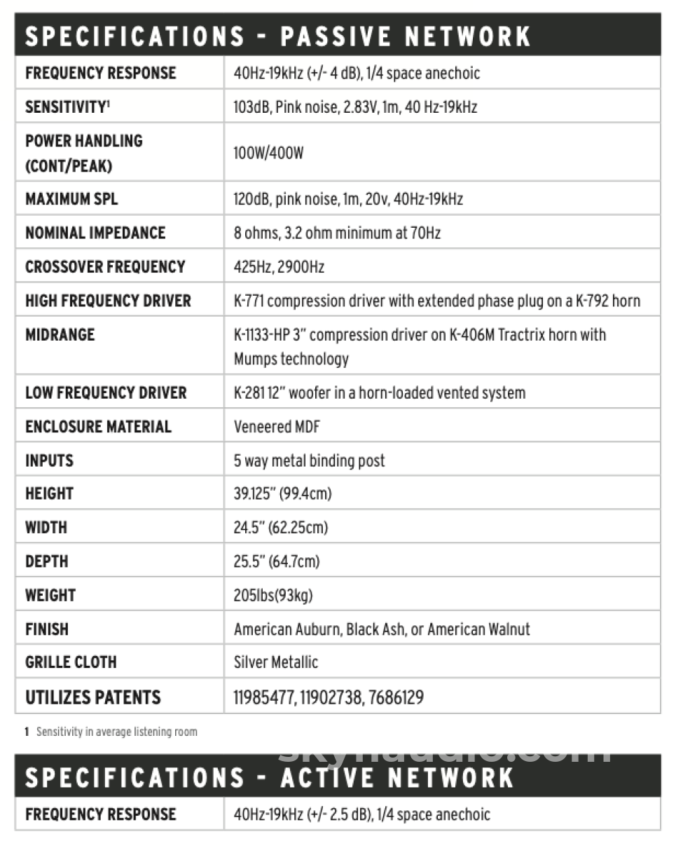 Klipsch La Scala AL6 Heritage Series Speakers (Pair) - NEW RELEASE Speakers