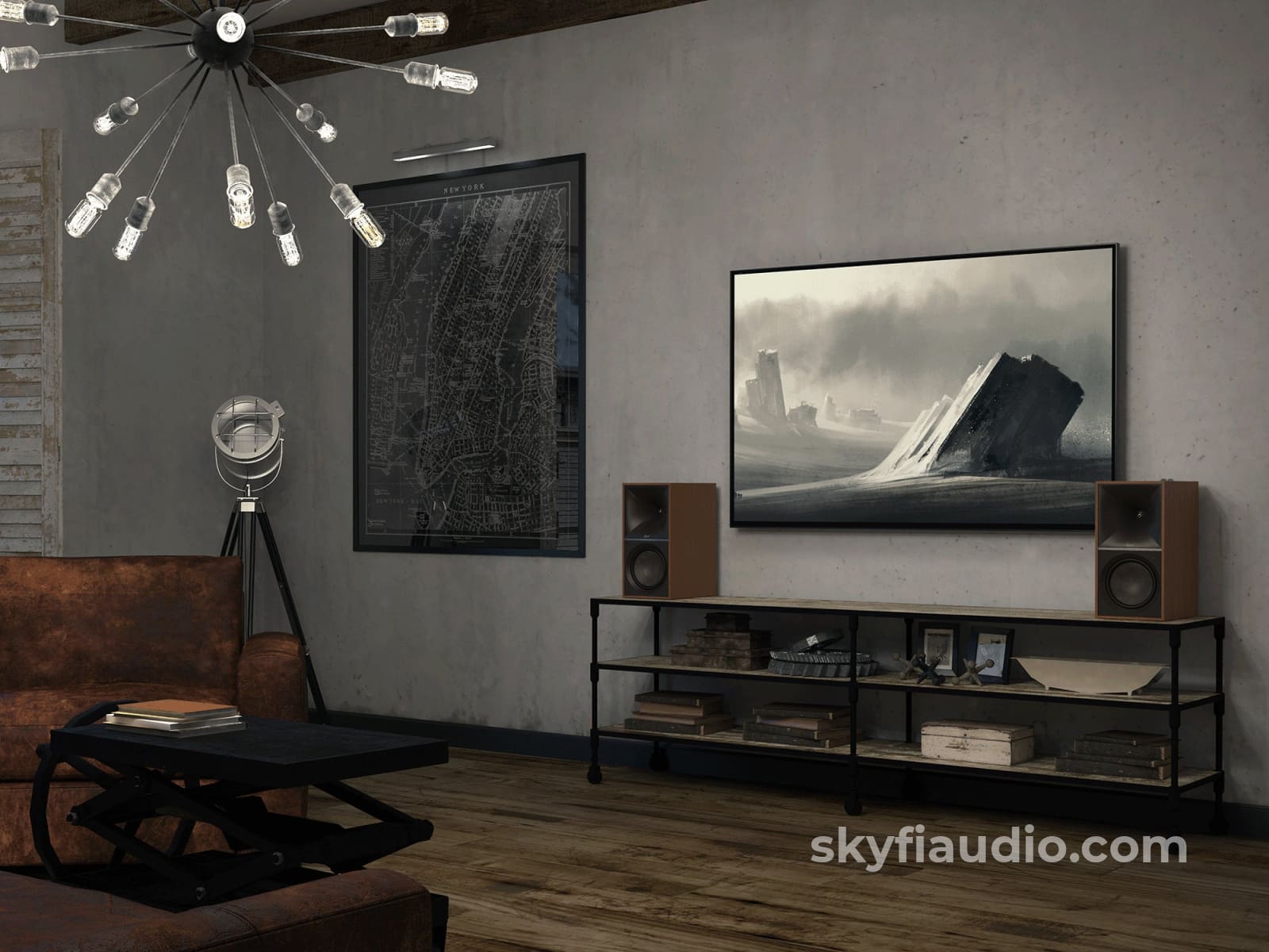 Klipsch The Nines Power Speakers With Optional Stands - New