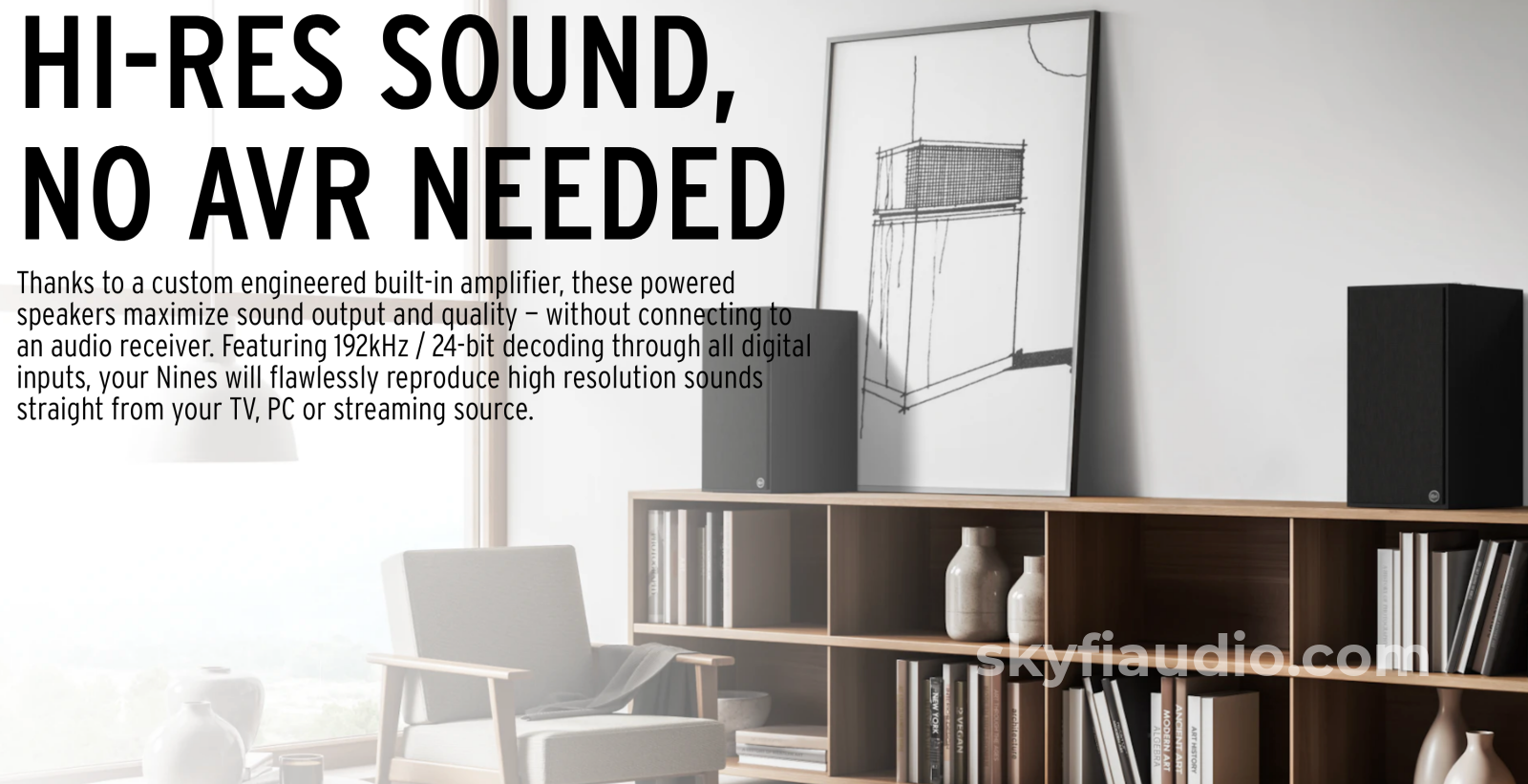 Klipsch The Nines Power Speakers With Optional Stands - New