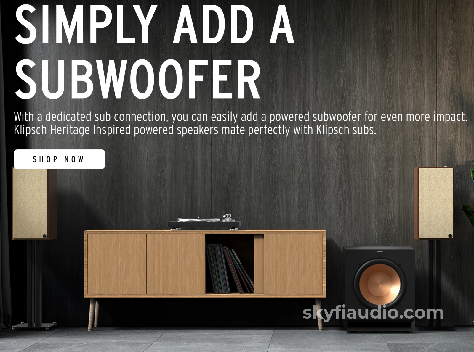 Klipsch The Nines Power Speakers With Optional Stands - New