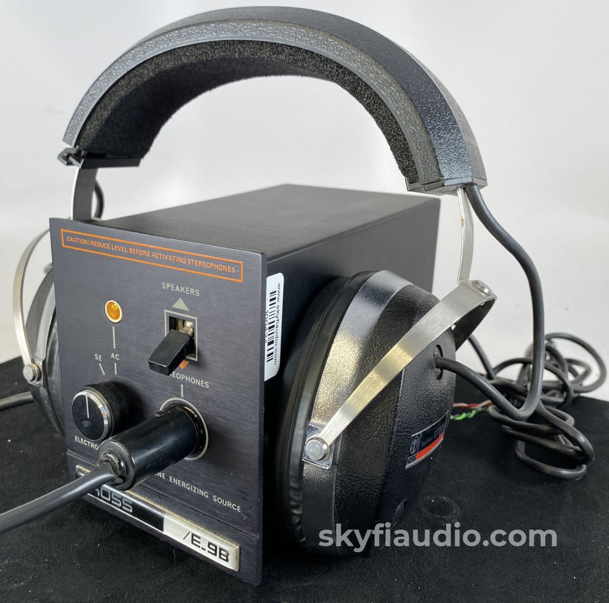 Koss Vintage Studio Monitor/Esp.9B Electrostatic Headphones + E/9B Energizer New Pads
