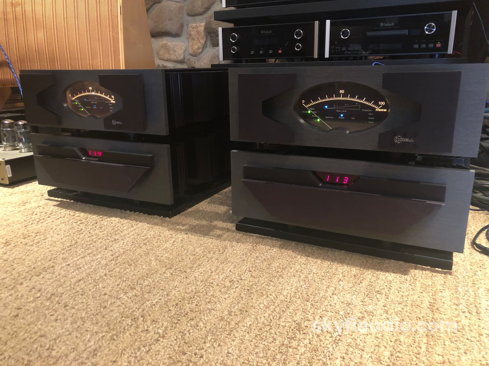 Krell Audio Standard (Kas) Flagship Amplifiers - The Best Of Complete Set Speakers