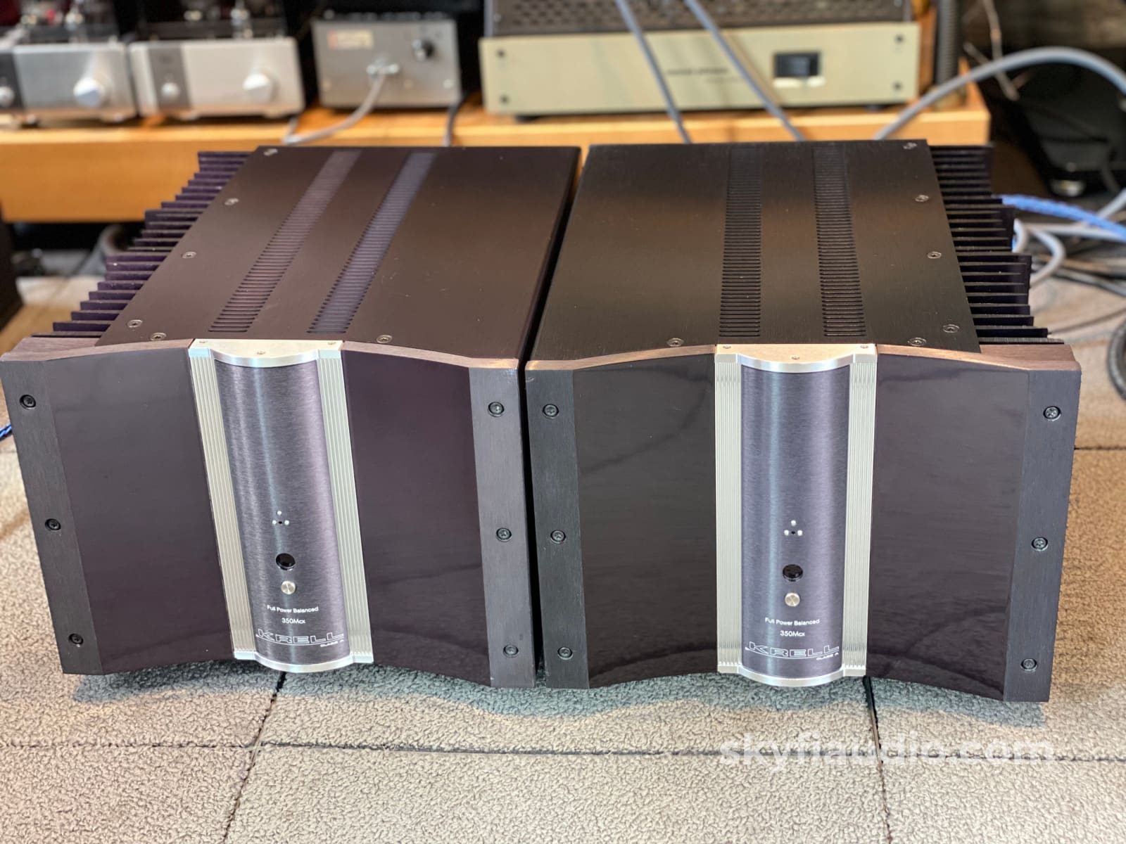 Krell Full Power Balanced X Series Fpb 350Mcx Monoblock Amplifiers 350-700-1400 Watts! Serviced By