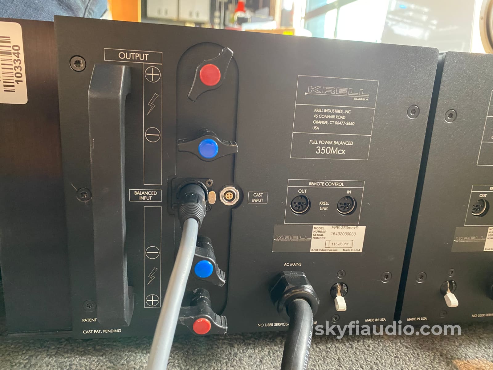 Krell Full Power Balanced X Series Fpb 350Mcx Monoblock Amplifiers 350-700-1400 Watts! Serviced By