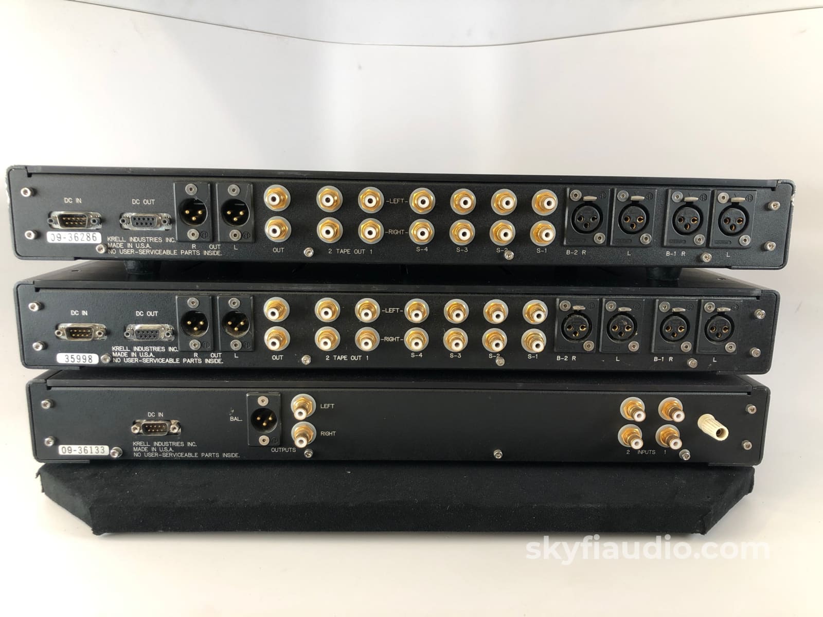 Krell Kbl Dual Mono Preamp Stack With Kpa Phono Section - Wow! Preamplifier