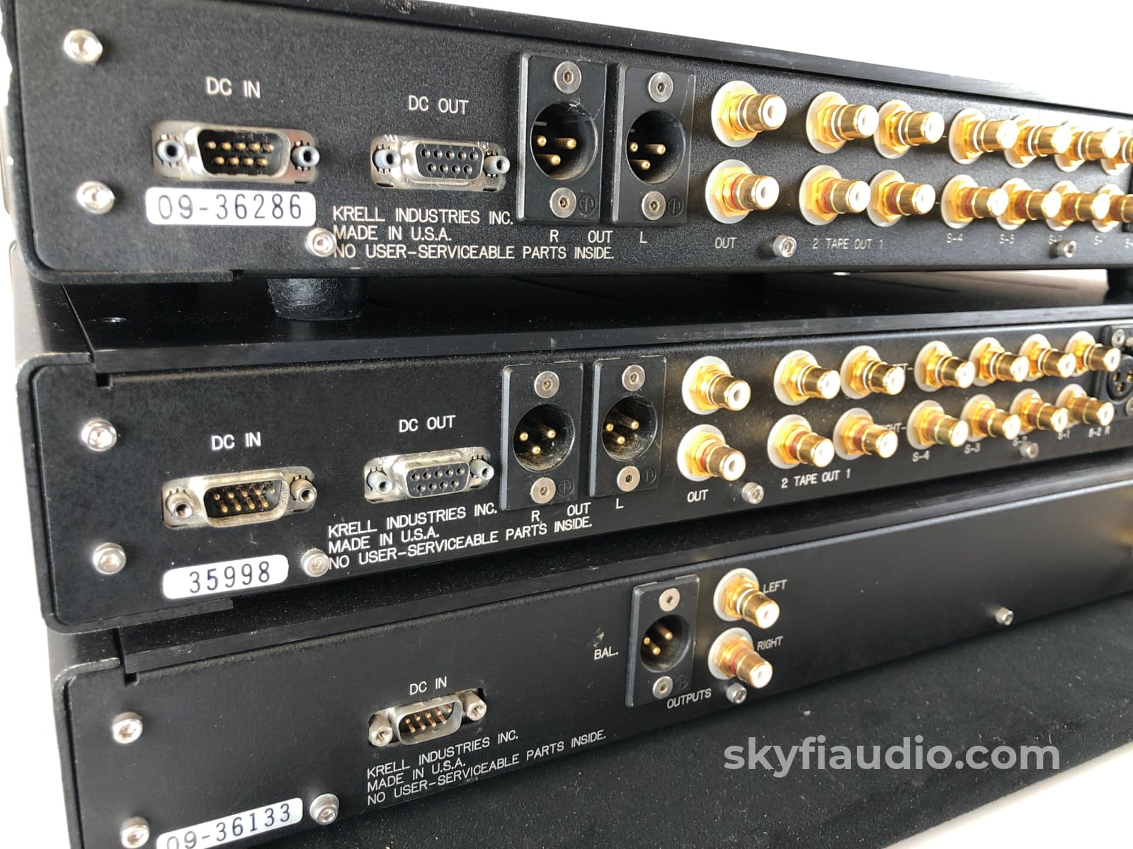 Krell Kbl Dual Mono Preamp Stack With Kpa Phono Section - Wow! Preamplifier