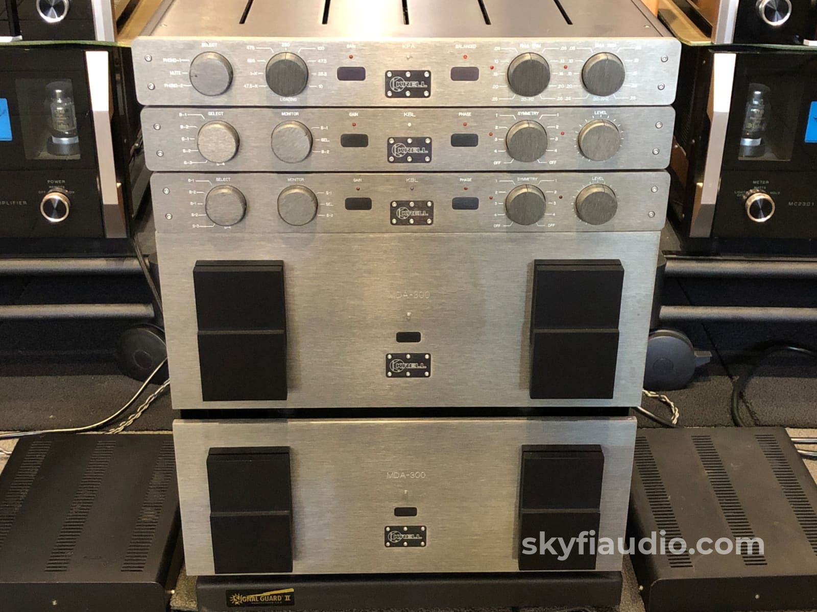 Krell Kbl Dual Mono Preamp Stack With Kpa Phono Section - Wow! Preamplifier