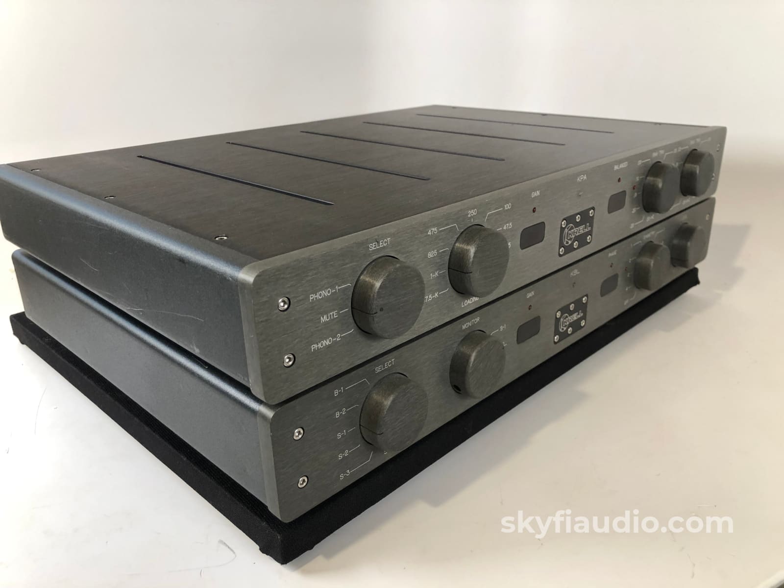 Krell Kbl + Kpa Preamp/Phono Preamp Combo With Power Supply - Stereophile Class A Duo Preamplifier
