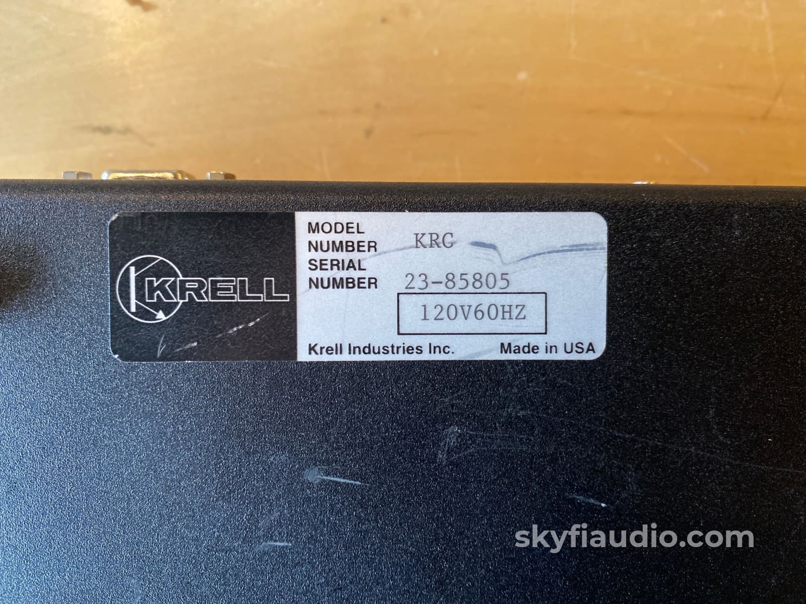 Krell Krc Preamplifier With Separate Power Supply