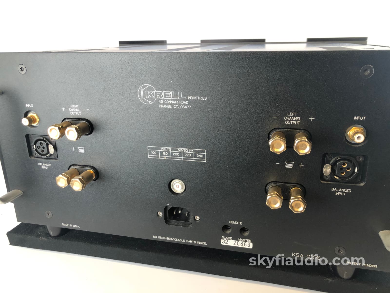 Krell Ksa-100S Amplifier - 100W Class A Without The Heat!