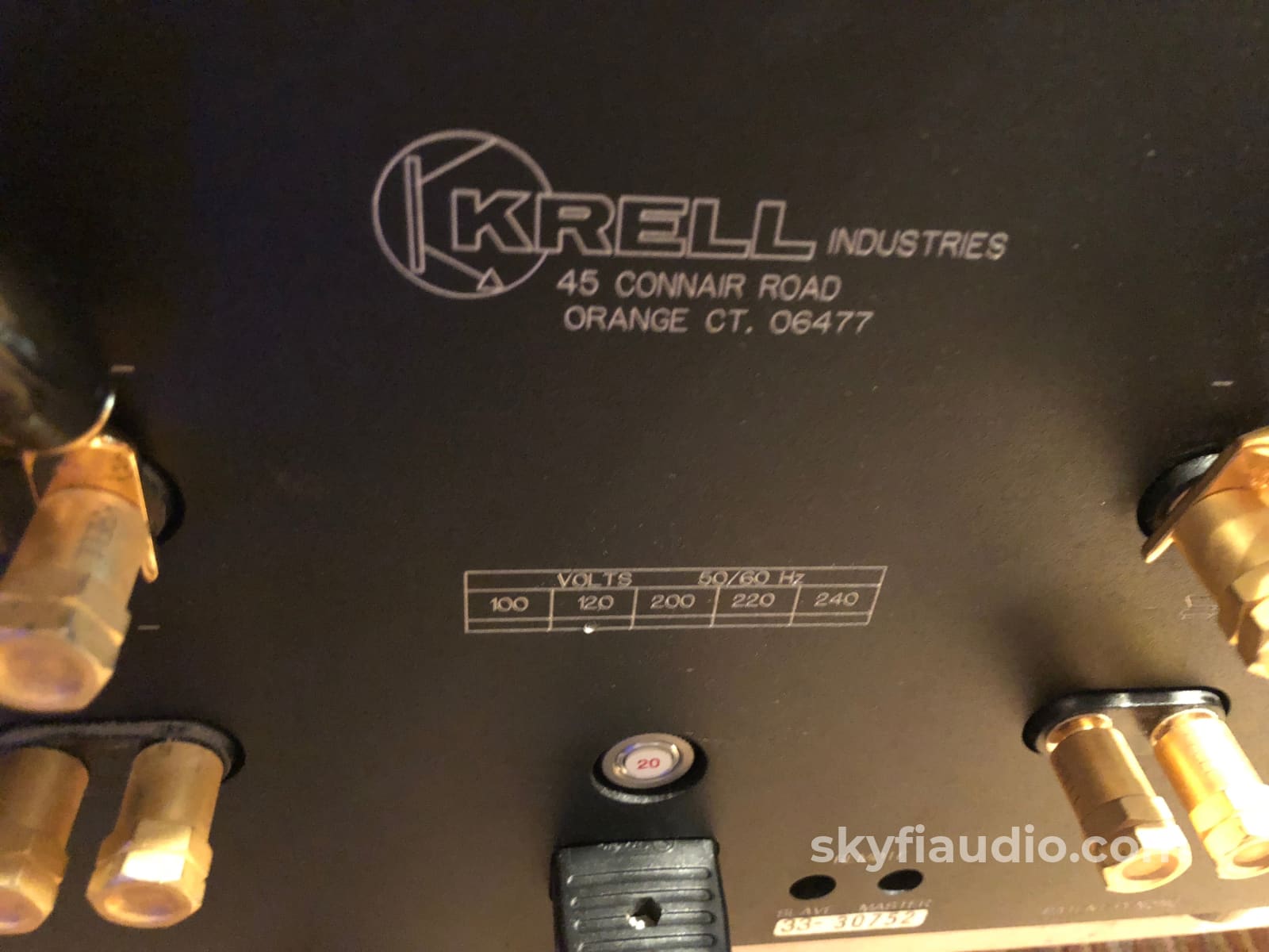 Krell Ksa-200S 200W Solid State Amplifier - Just Serviced And Perfect