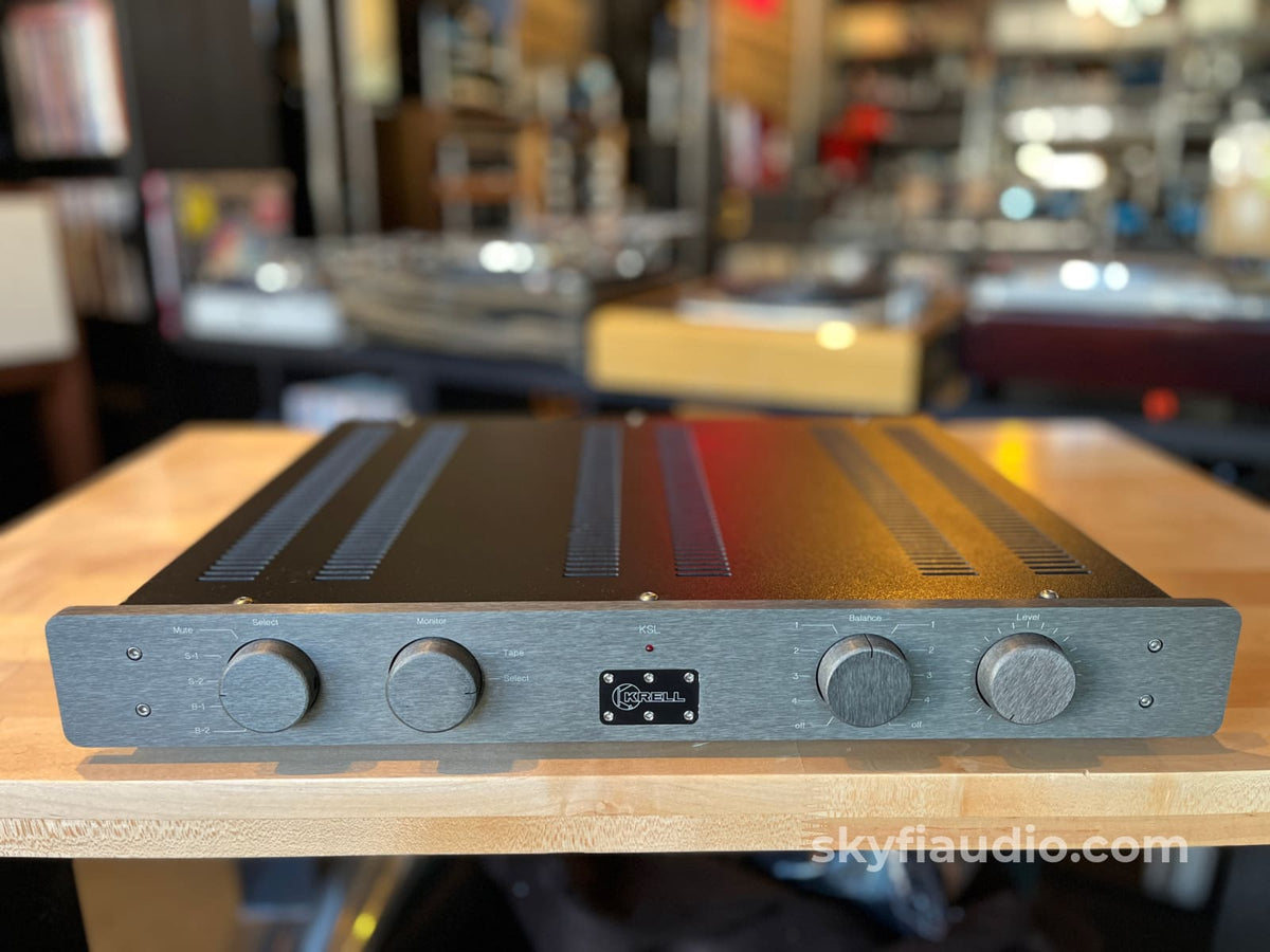 Krell KSL Balanced Solid State Preamplifier - w/ Optional Phono Card - Preamplifier