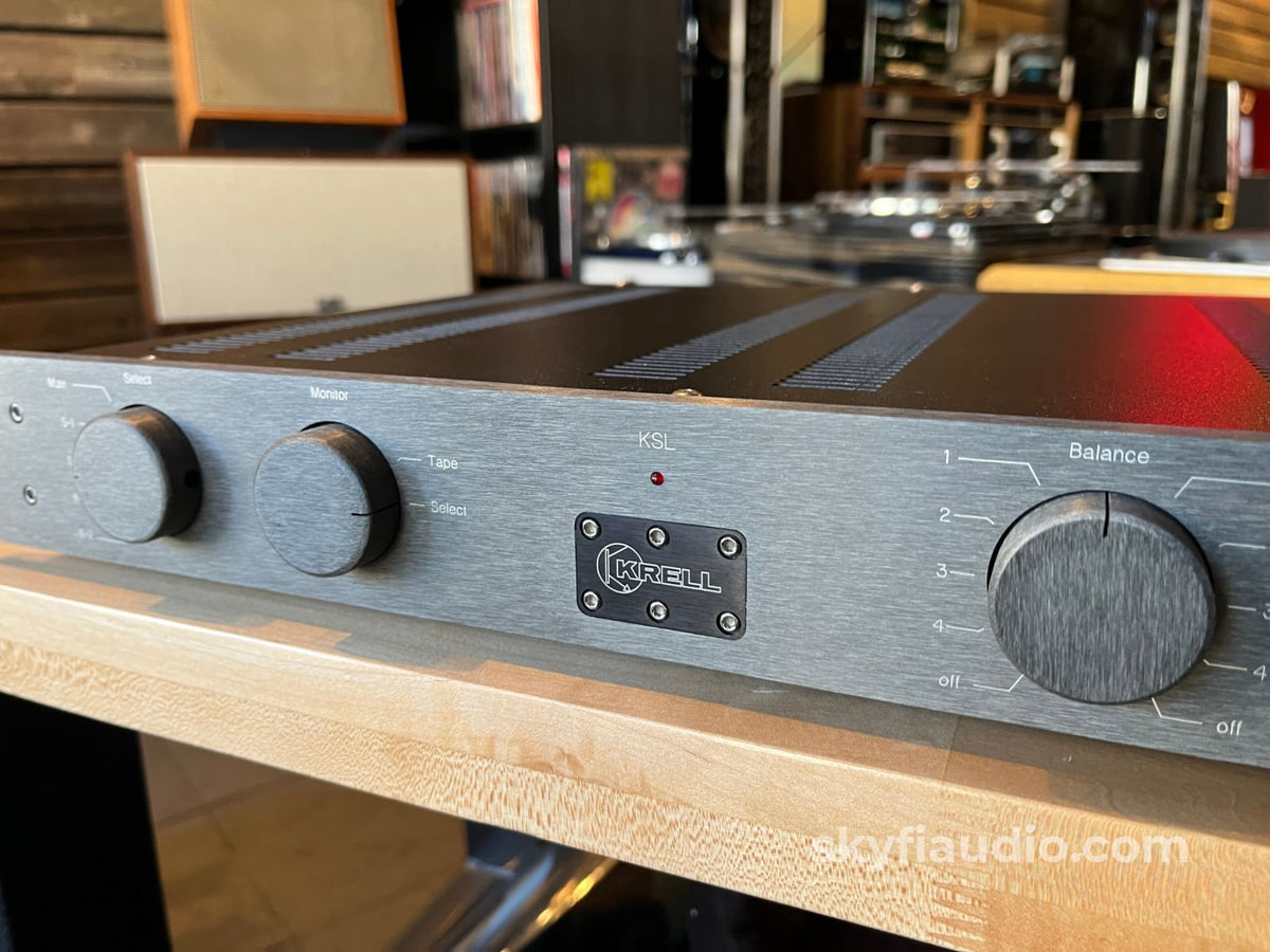 Krell KSL Balanced Solid State Preamplifier - w/ Optional Phono Card - Preamplifier