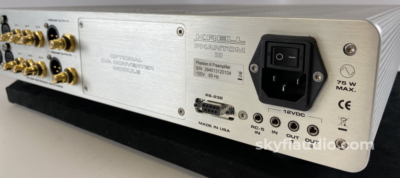 Krell Phantom Iii Line Stage Preamp - Complete And Like New Preamplifier