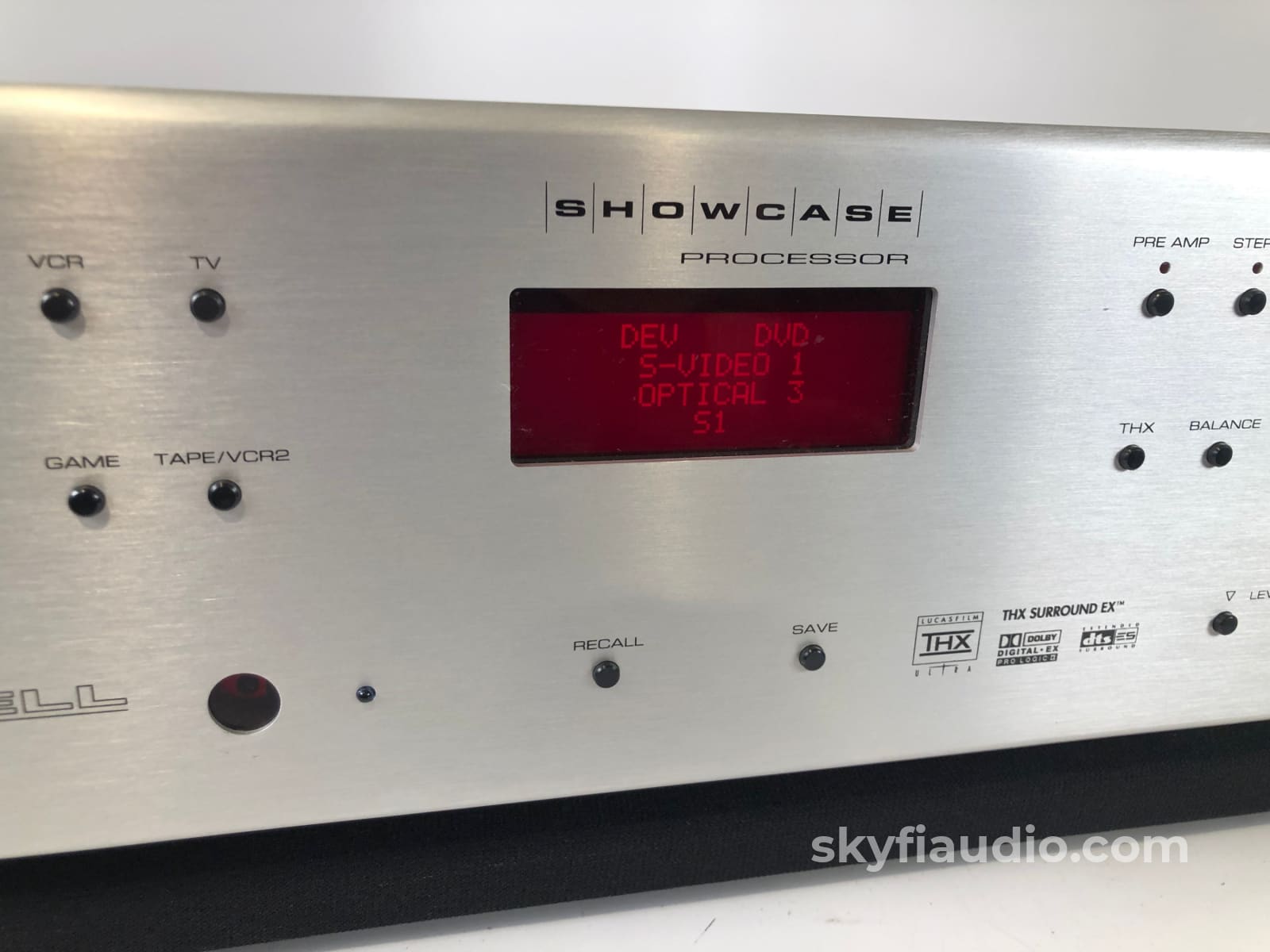 Krell Showcase Home Theater Thx Processor / Two Channel Preamp Preamplifier