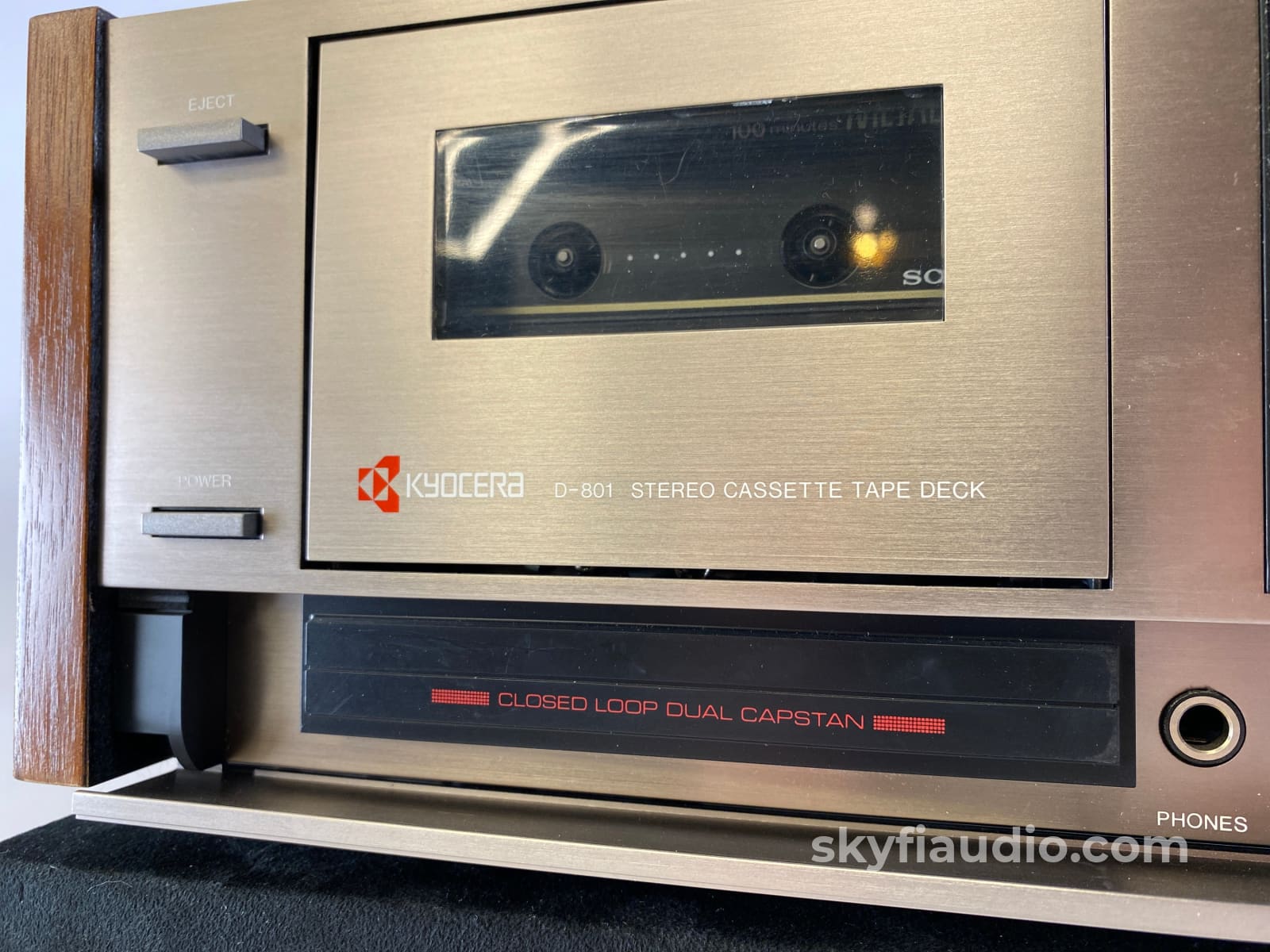 Kyocera D-801 Vintage Cassette Deck Tape