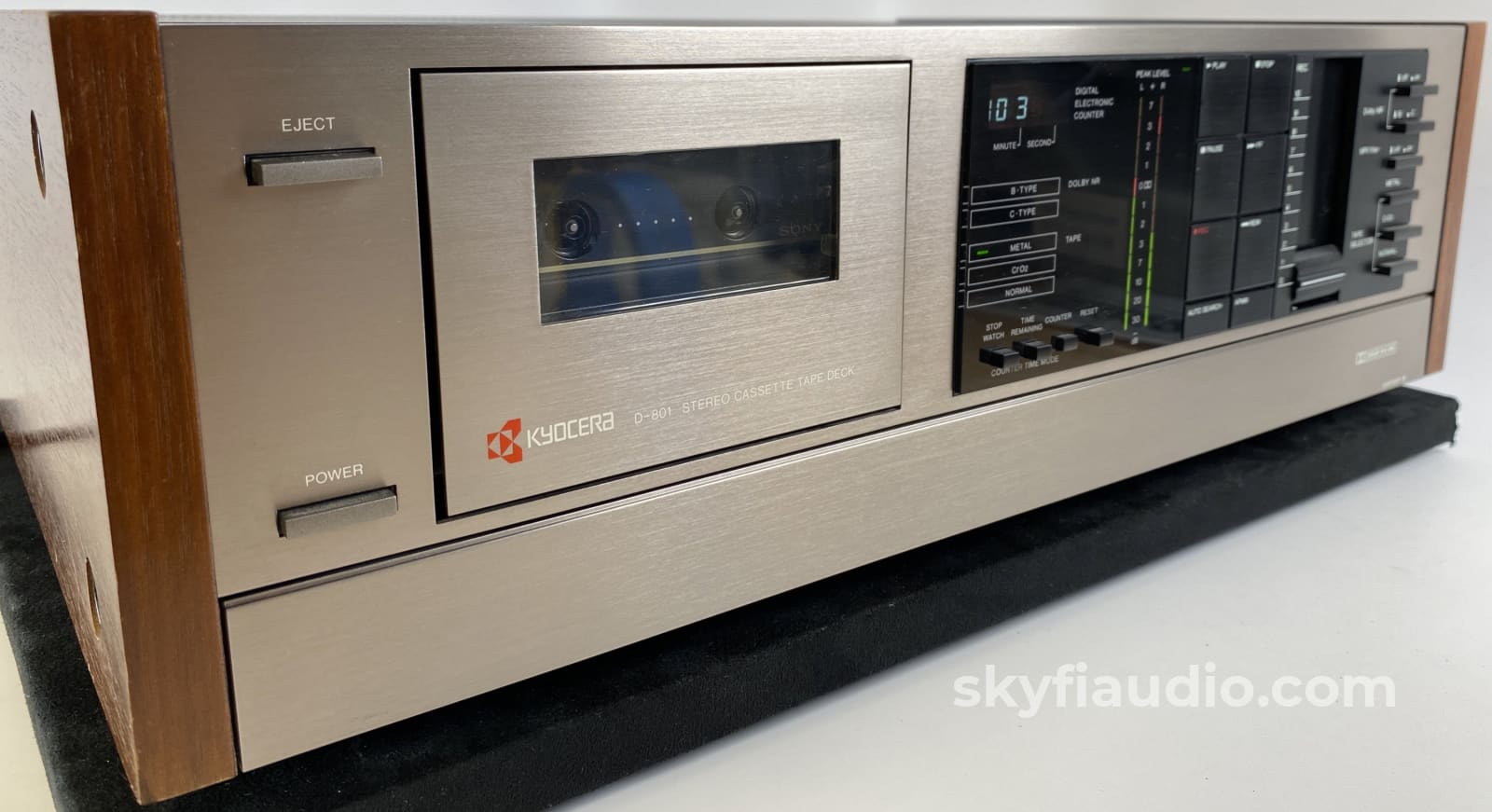 Kyocera D-801 Vintage Cassette Deck Tape