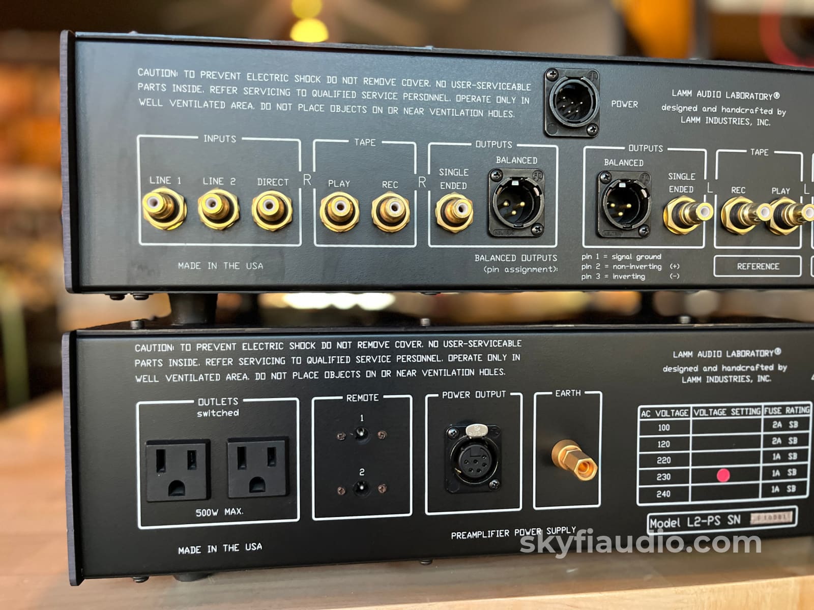 Lamm L2 Reference Hybrid Preampliier Preamplifier