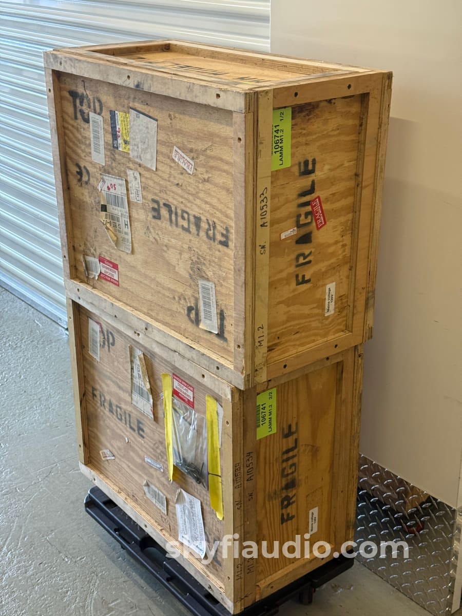 Lamm M1.2 Reference Monoblock Amplifier Pair Class A Tube / MOSFET Hybrid Amplifier