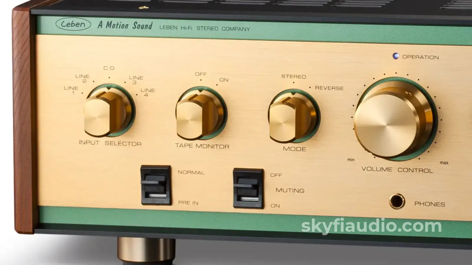 Leben Tube Pre Main Amplifier CS-600X - New - Pre Order Integrated Amplifier