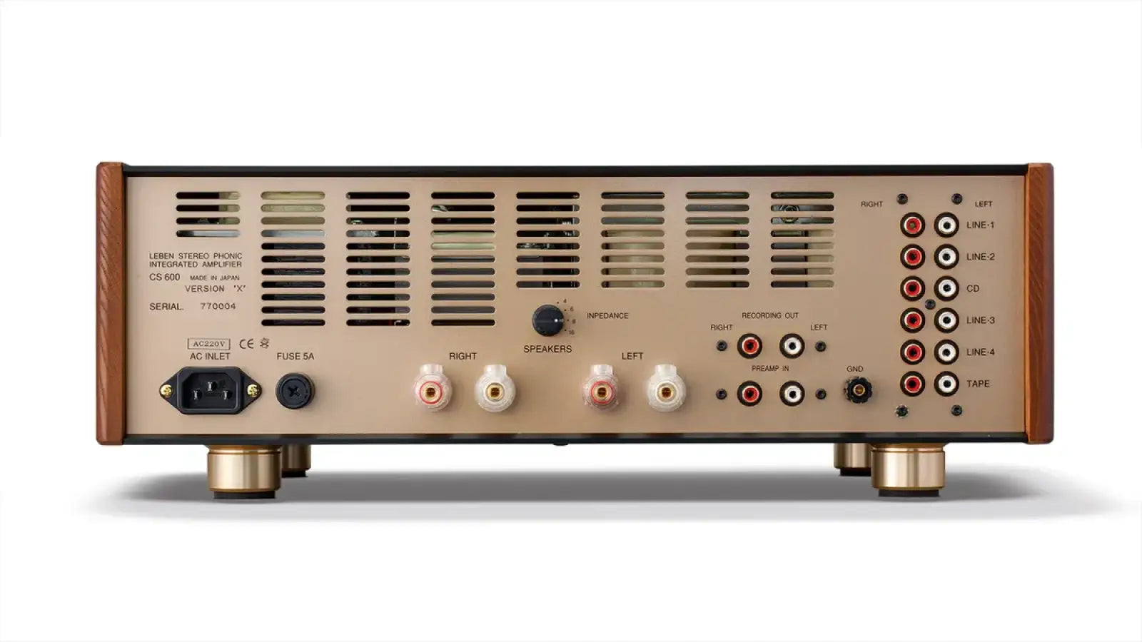 Leben Tube Pre Main Amplifier CS-600X - New - Pre Order Integrated Amplifier