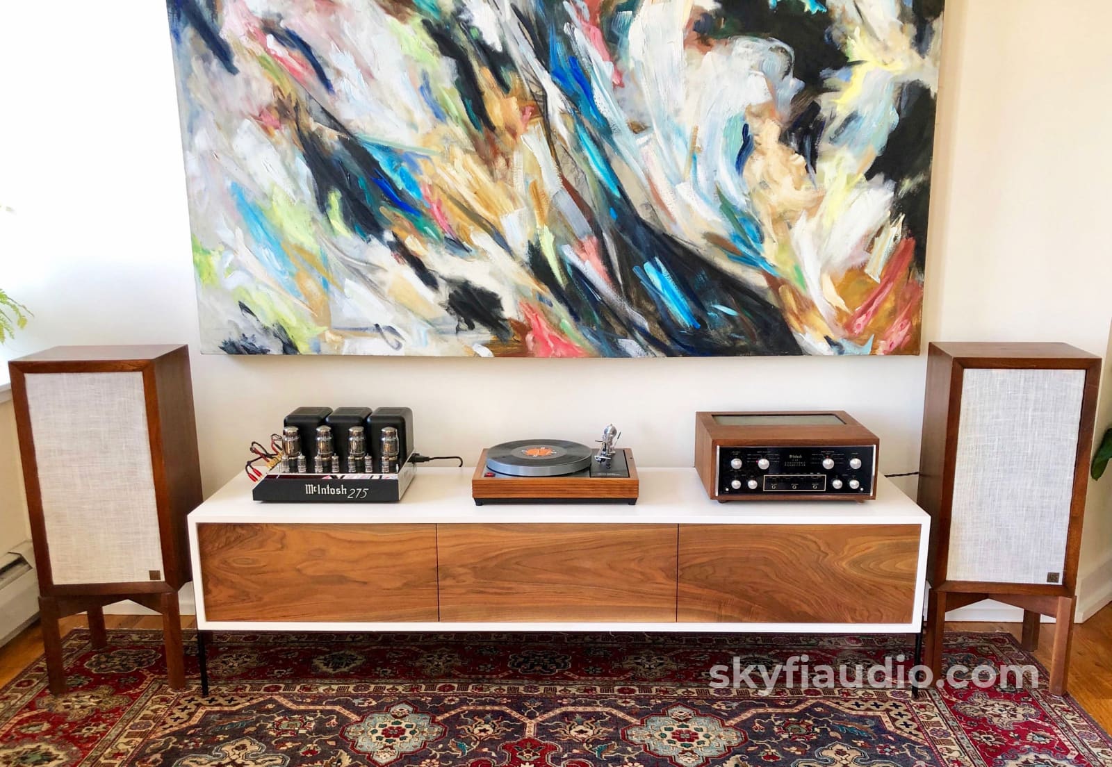 Legendary Acoustic Research Speakers + Linn Turntable Mcintosh Skyfi Curated System