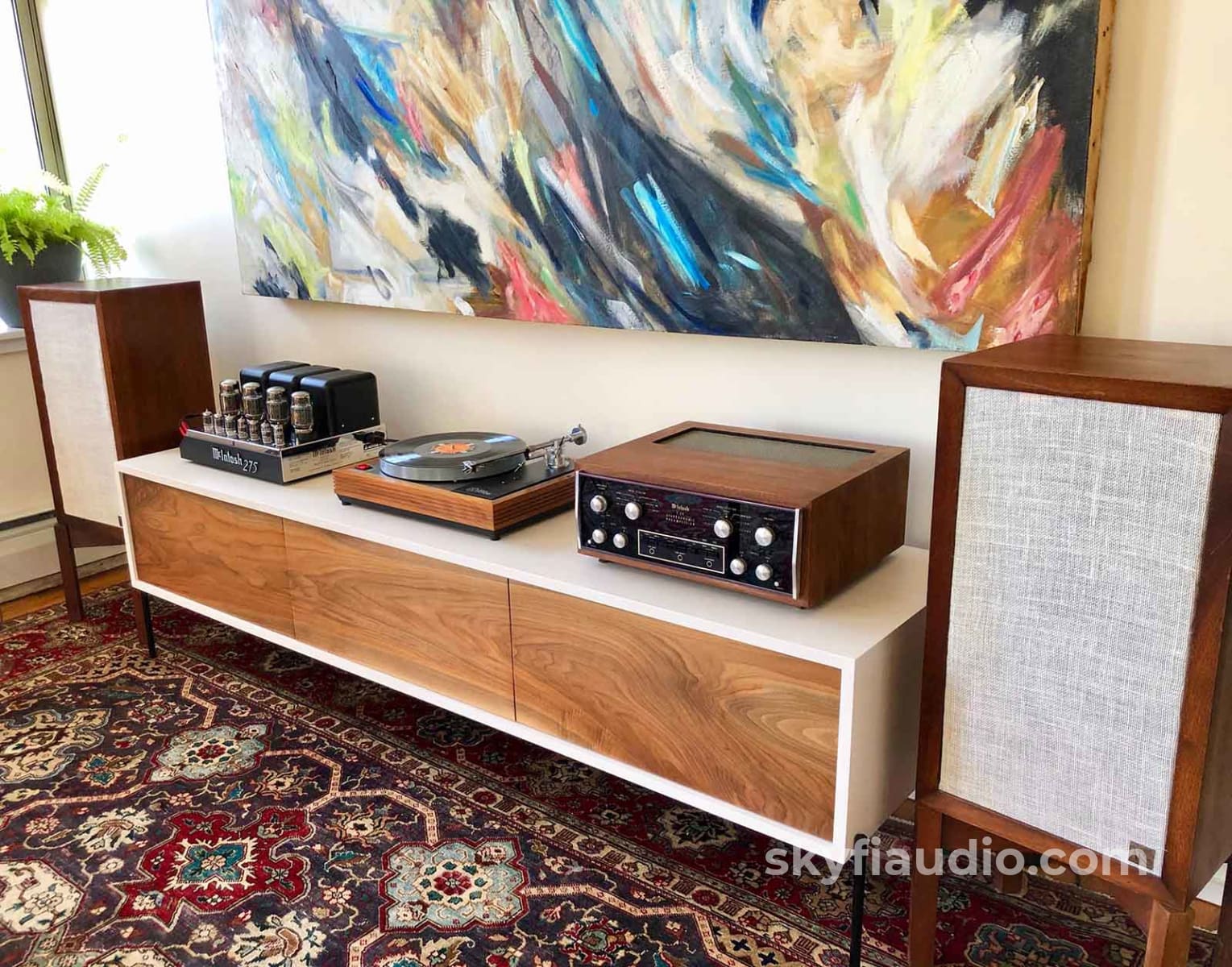 Legendary Acoustic Research Speakers + Linn Turntable Mcintosh Skyfi Curated System