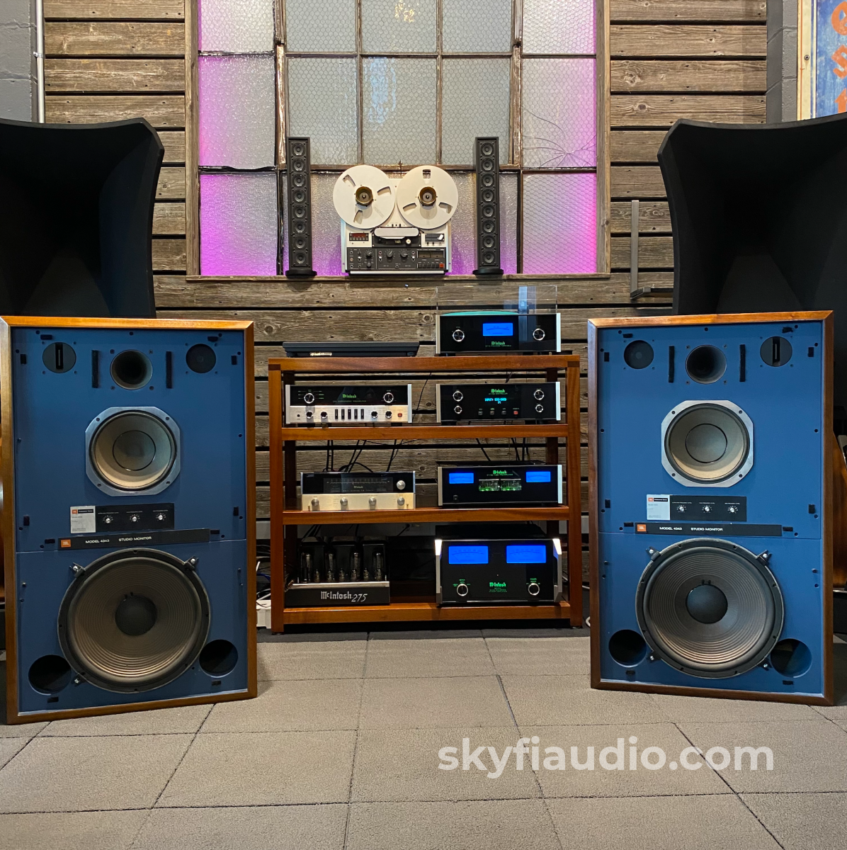 Legendary Jbl 4343 Studio Monitors Restored And Spectacular See Video Speakers
